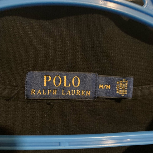 Black Polo Ralph Lauren 1/4 zip jumper - Picture 6 of 6